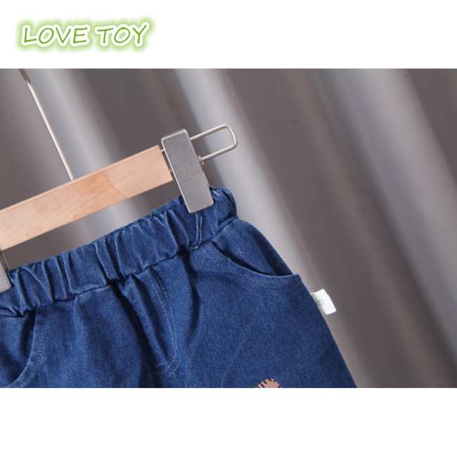 Quần Jeans In Hình Hoạt Hình Xinh Xắn Cho Bé 1-6 Tuổi