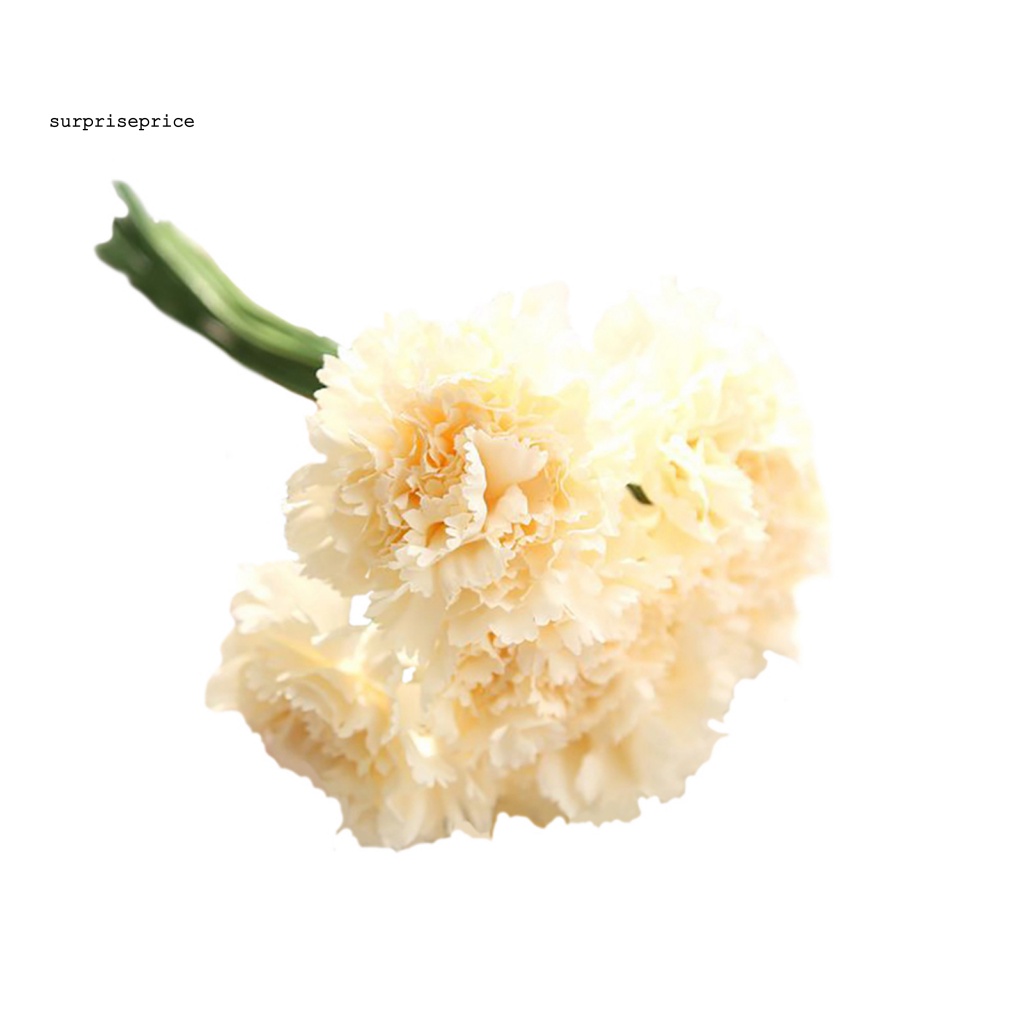 1 Bó Hoa Cẩm Chướng Giả Bằng Lụa Di Động Trang Trí Nhà Cửa / Tiệc Cưới