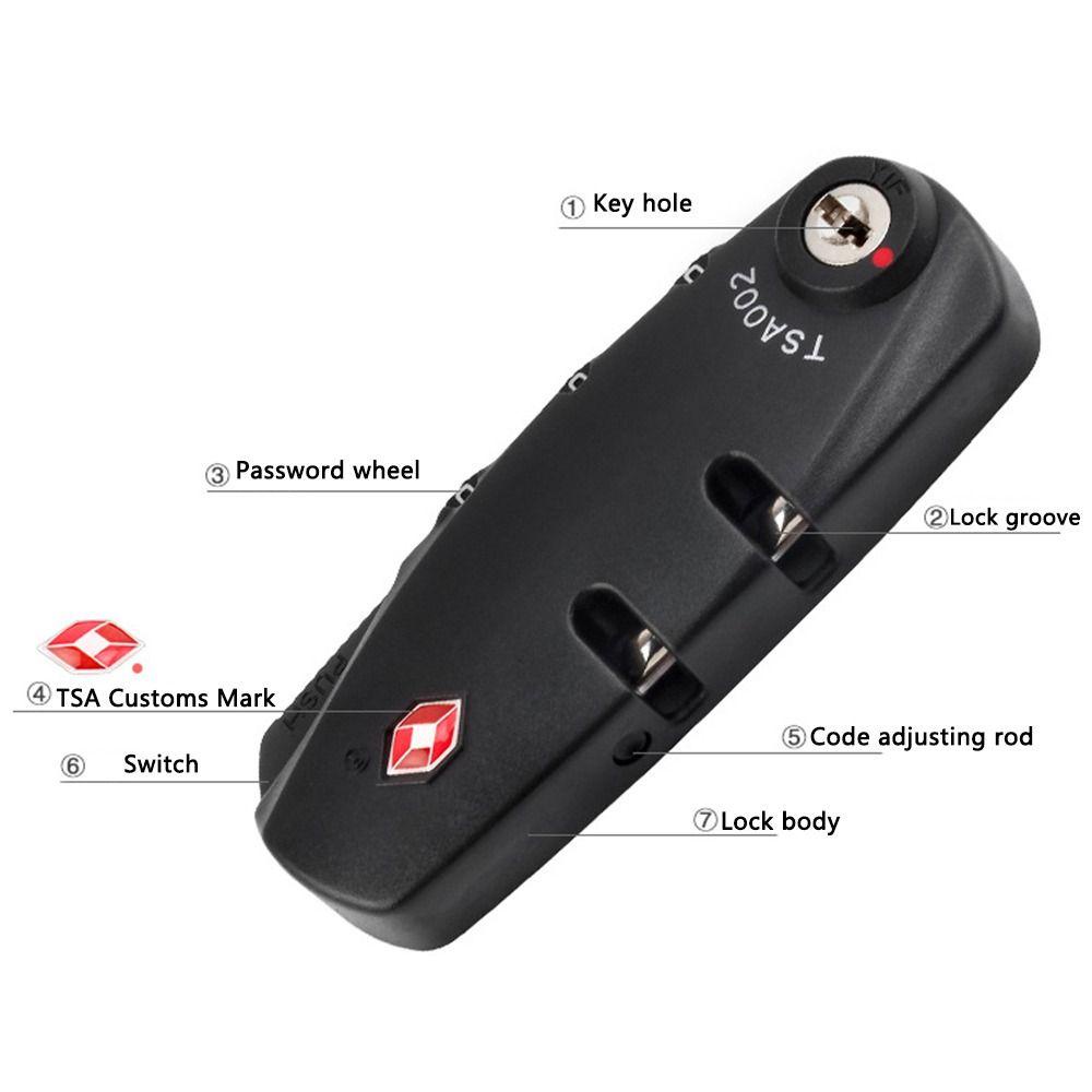 Ổ Khóa Hành Lý 3 Chữ Số DAPHS