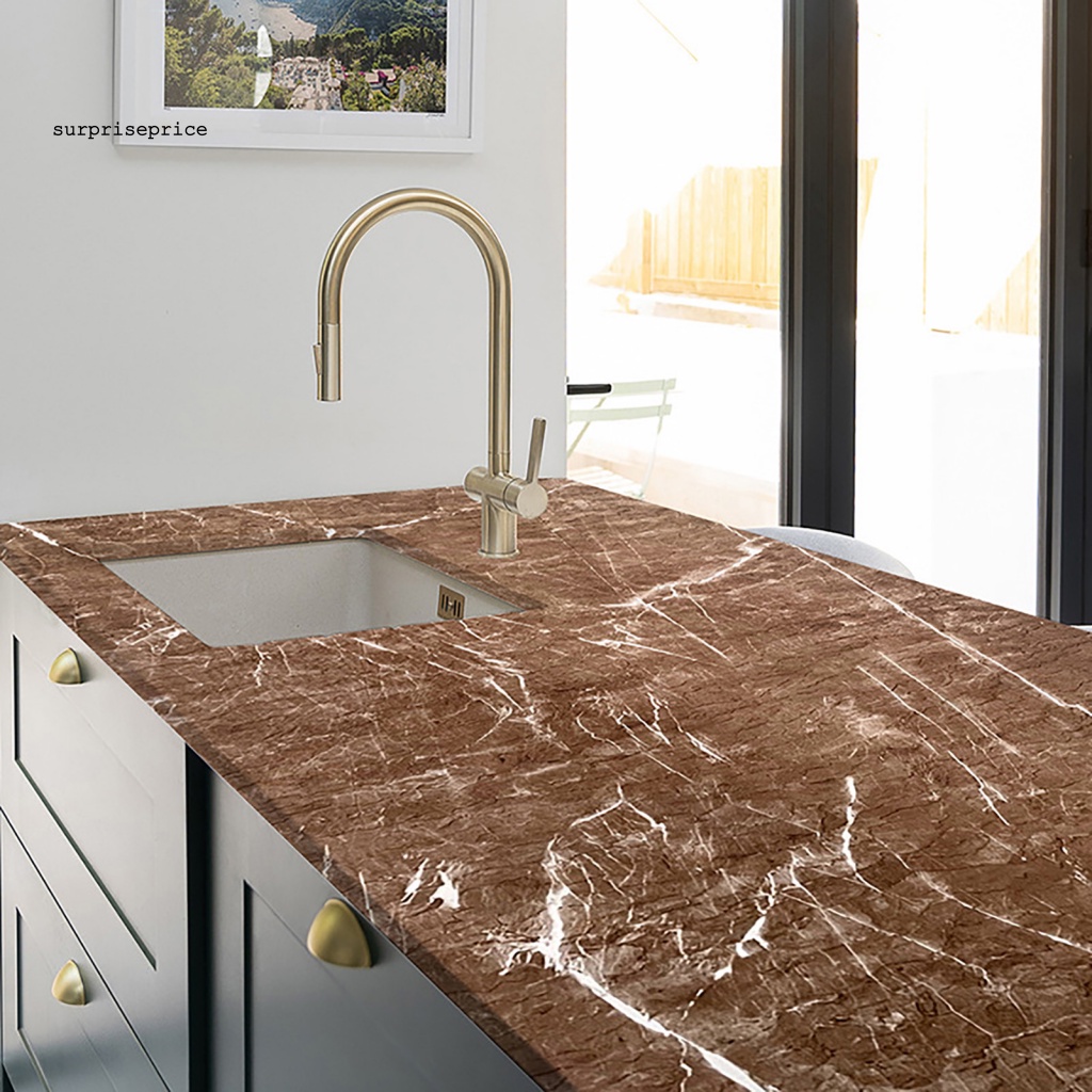 1 Tấm Sticker Vinyl Dán Tường Tự Dính Họa Tiết Vân Cẩm Thạch / Máy Bay / Cà Phê Có Thể