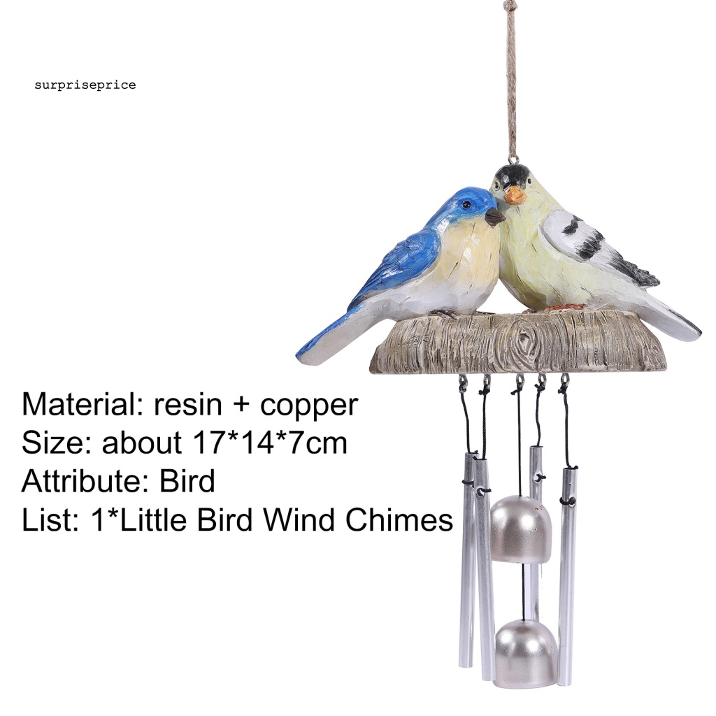 Chuông Gió Treo Trang Trí Hình Chú Chim Ngọt Ngào