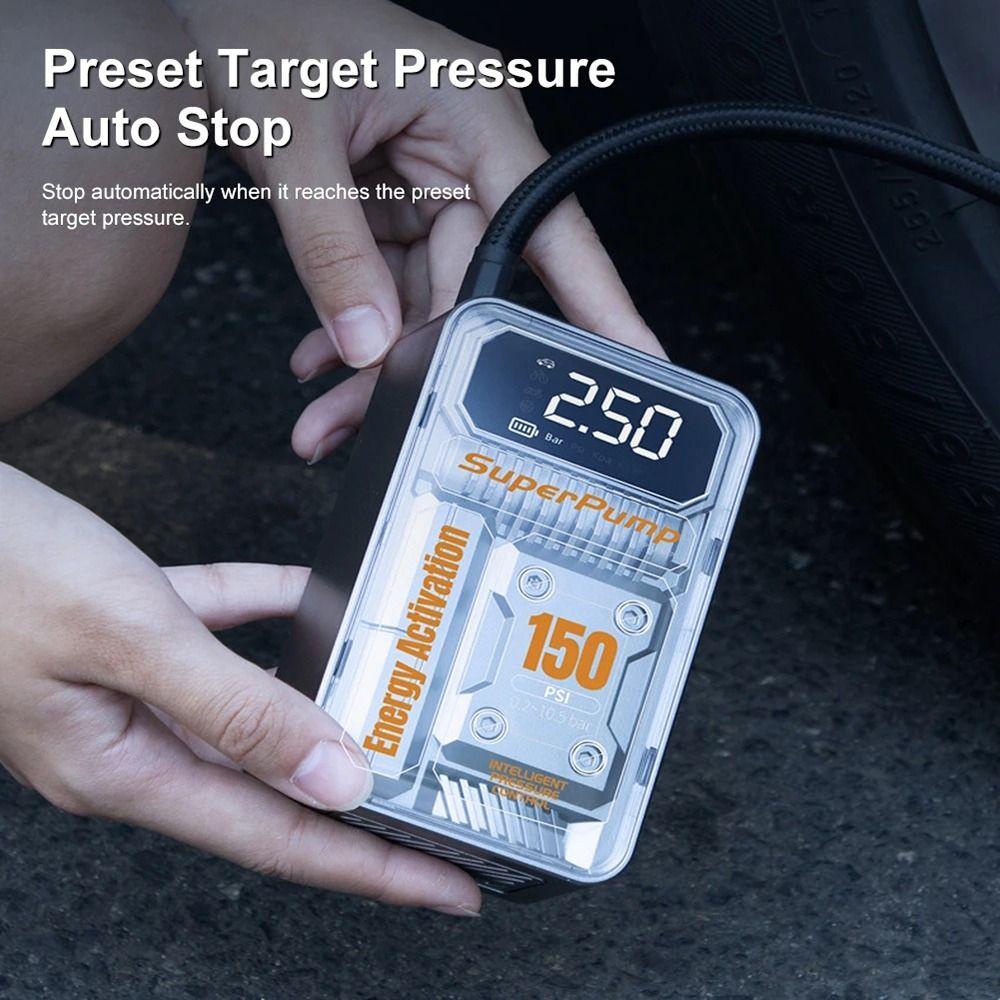 .Máy Bơm Lốp Xe Hơi Thông Minh Kỹ Thuật Số