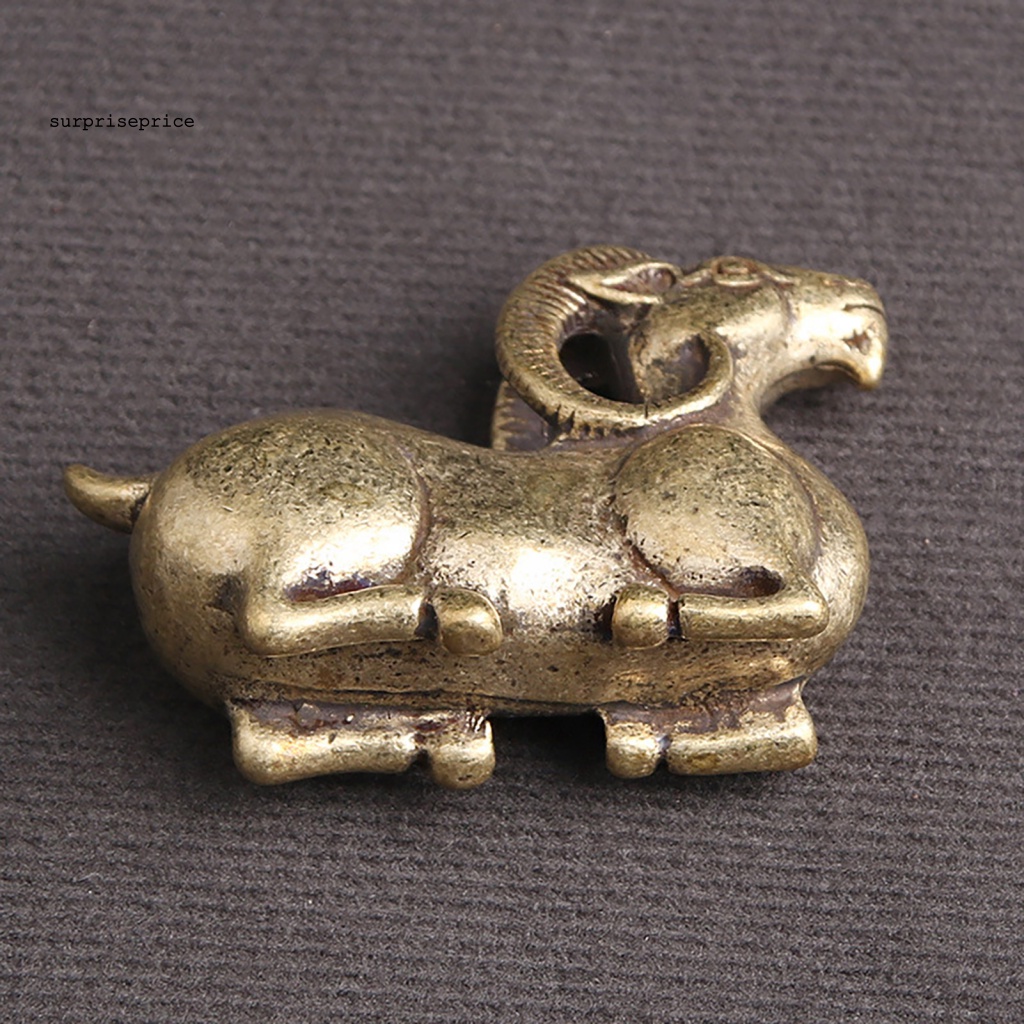 Tượng Linh Dương Bằng Đồng Phong Cách Tây Tạng Tinh Tế Trang Trí Phòng Khách