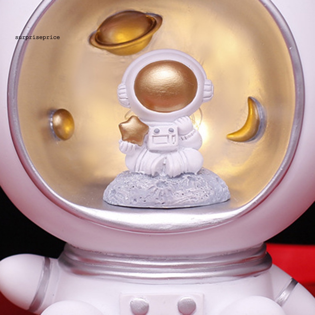 Mô Hình Tượng Phi Hành Gia Có Đèn LED Trang Trí Bánh Kem