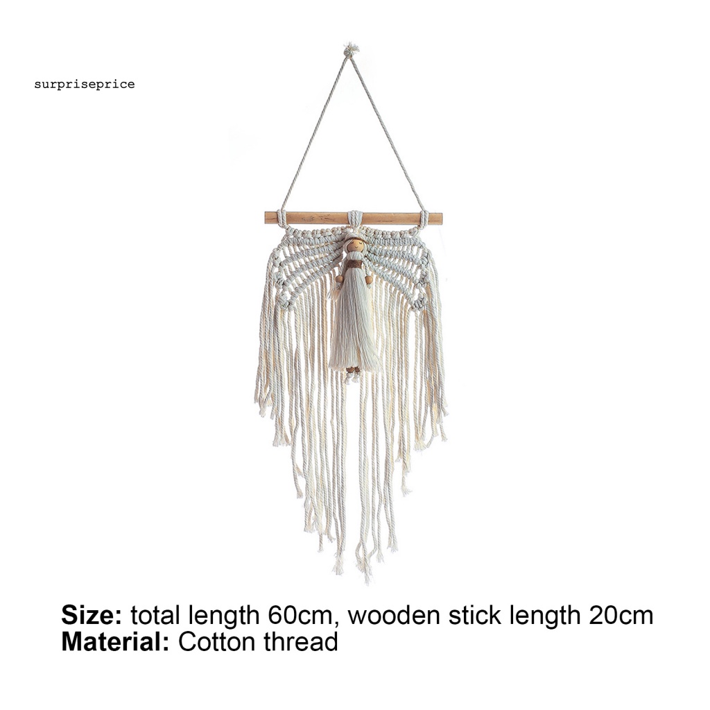 Thảm Dệt Sợi Cotton Thiết Kế Thiên Thần SPA Sành Điệu Trang Trí Phòng Trẻ Em