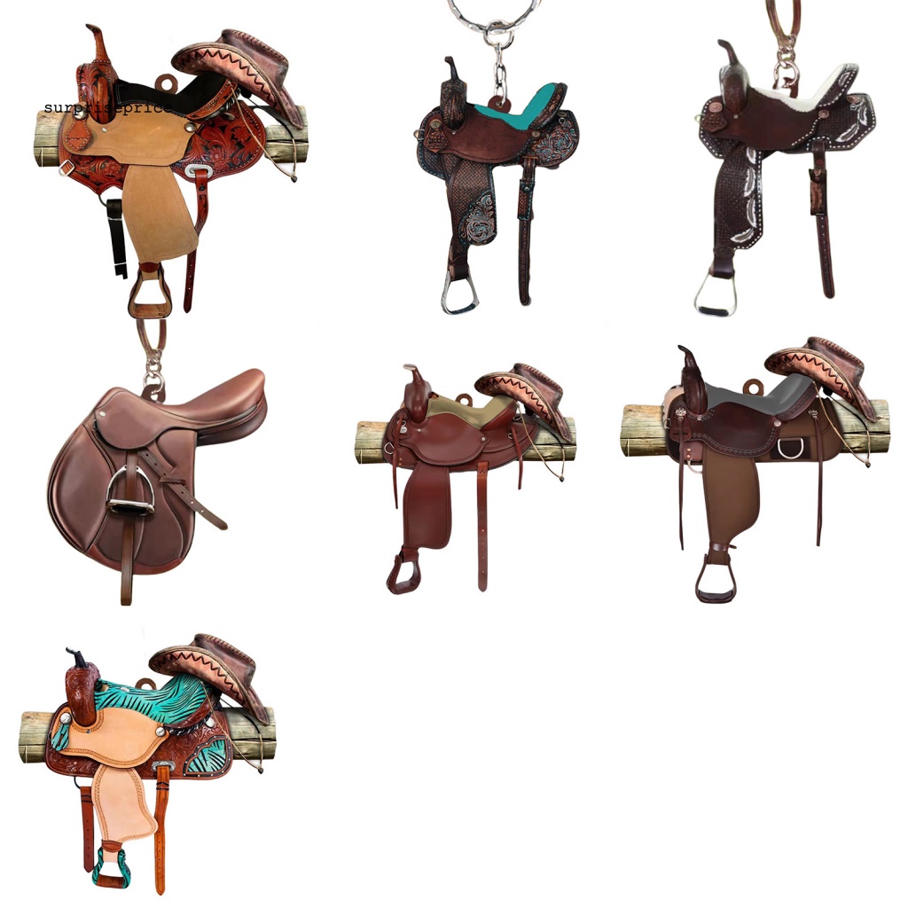 Móc Khóa Bằng Acrylic Hình Yên Ngựa Đa Năng Thời Trang Phương Tây