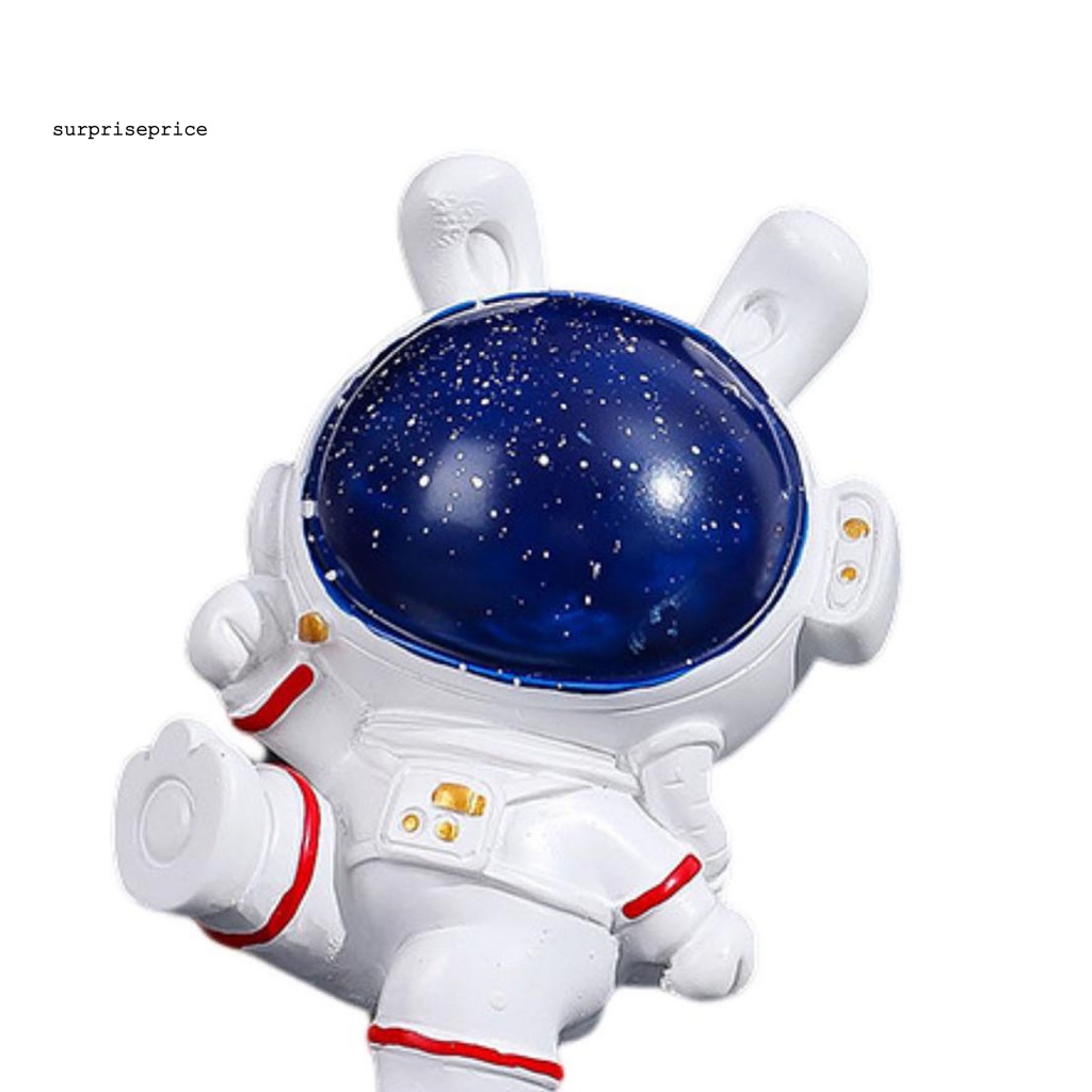 Mô Hình Phi Hành Gia Hoạt Hình Bằng Nhựa Resin Nhỏ Gọn Sáng Tạo Trang Trí Không Gian