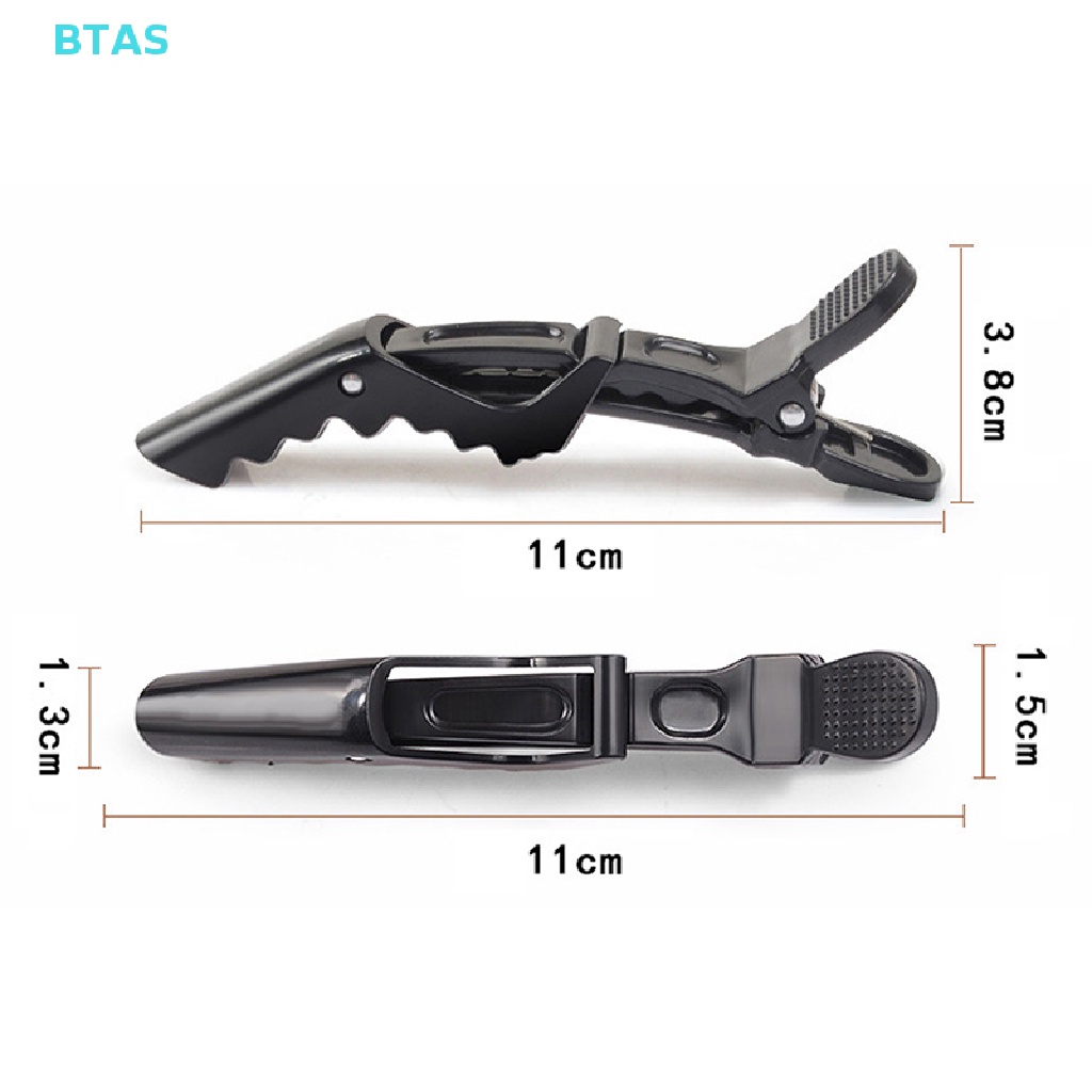 Set 5 Kẹp Tóc Càng Cua Bằng Nhựa Chuyên Dụng Cho Salon Làm Tóc