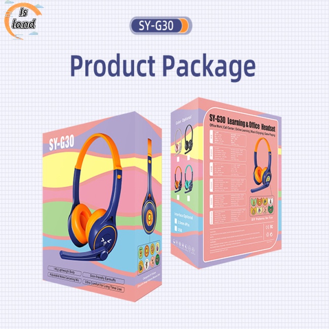 Tai Nghe Sy-g30 Âm Thanh Nổi Có Dây 3.5MM Chống Ồn Chất Lượng Cao