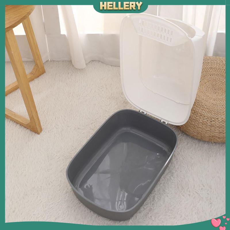 [HelleryVN] Hộp Đi Vệ Sinh Có Nắp Đậy Và Hộp Đựng Chất Liệu Bền Cho Mèo Cưng