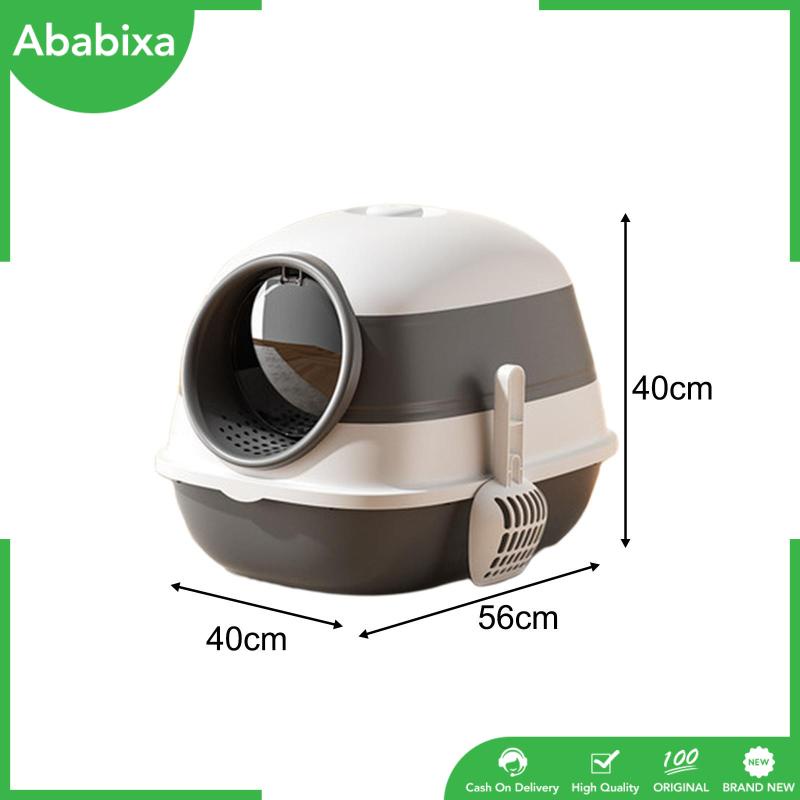 [Ababixa] Hộp Đi Vệ Sinh Chống Văng Có Thể Tháo Rời Cho Mèo