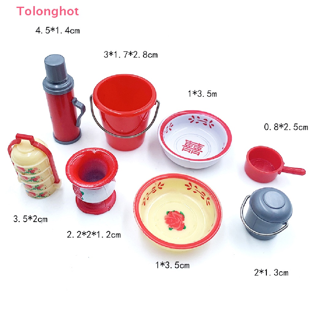 1 Bộ Chậu Rửa Tỷ Lệ 1: 12 Dùng Trang Trí Nhà Búp Bê