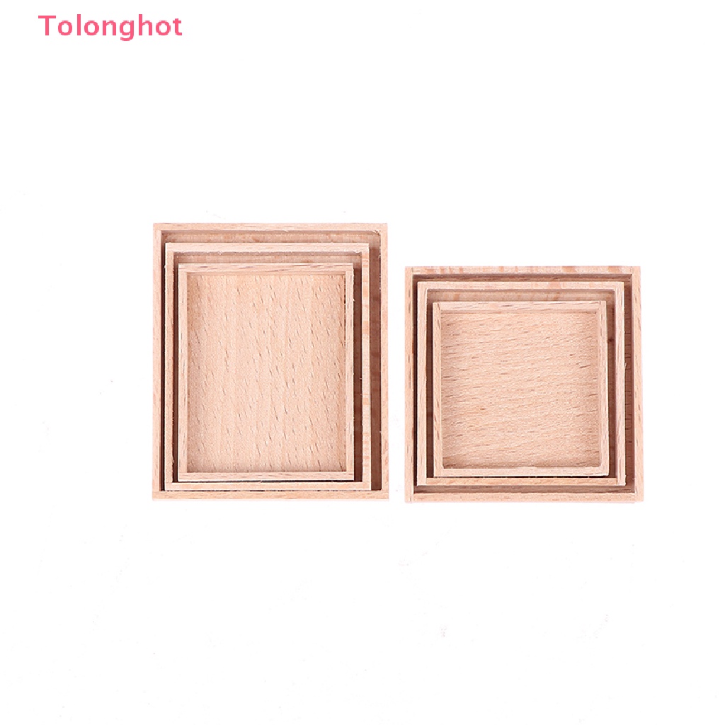 Khay Gỗ Mini 1: 12 Dùng Để Trang Trí Nhà Búp Bê