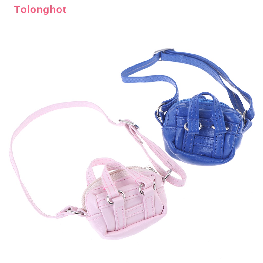 1 Túi Xách Đeo Vai Bằng Da Tỉ Lệ 1 / 6 Dành Cho Búp Bê 1 / 6