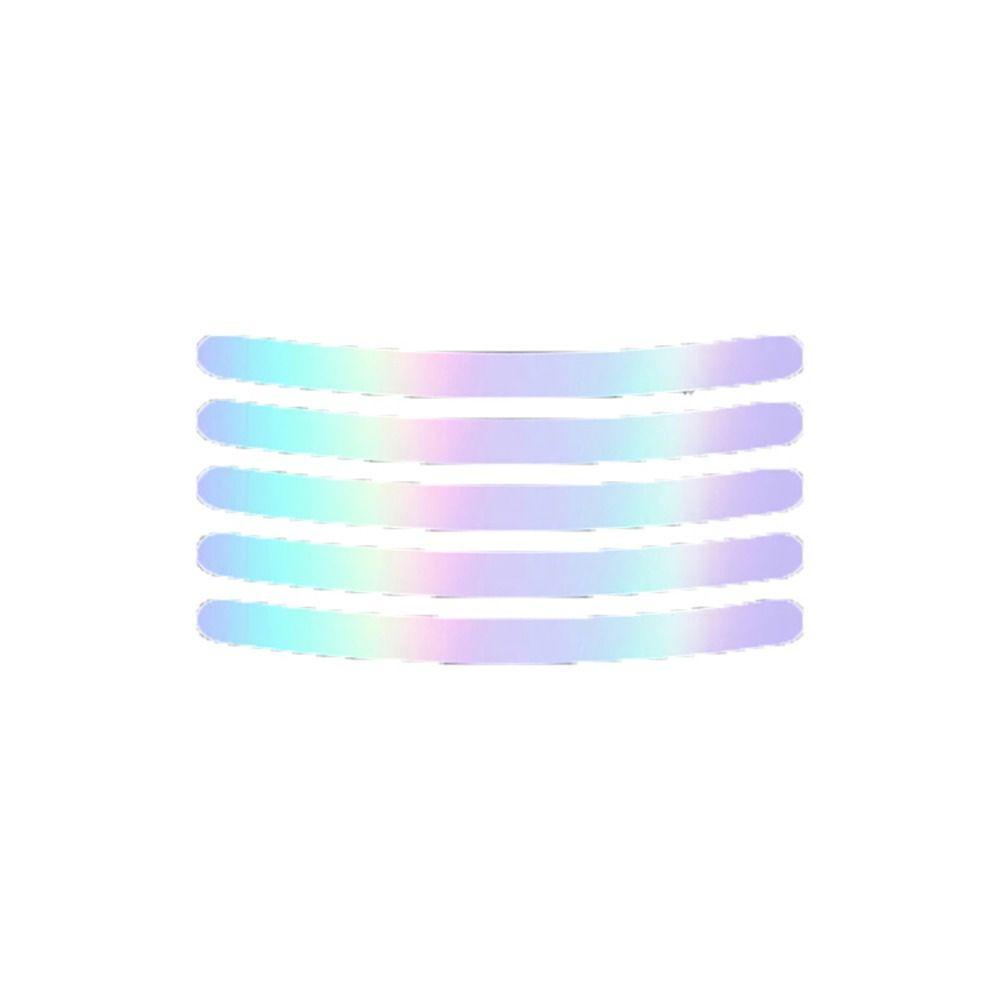 Mag 20 cái trung tâm bánh xe nhãn dán phản quang an toàn ban đêm lái xe đạp điện băng sọc phát sáng