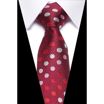 Cà Vạt Đeo Cổ Cho Nữ | Cà Vạt Lụa Thời Trang Thanh Lịch Cho Nam | Cà Vạt Lụa 7.5 Inch Chất Lượng | Cà Vạt Nam Cổ Thắt Nơ | Cổ Đỏ - Lụa Cà Vạt