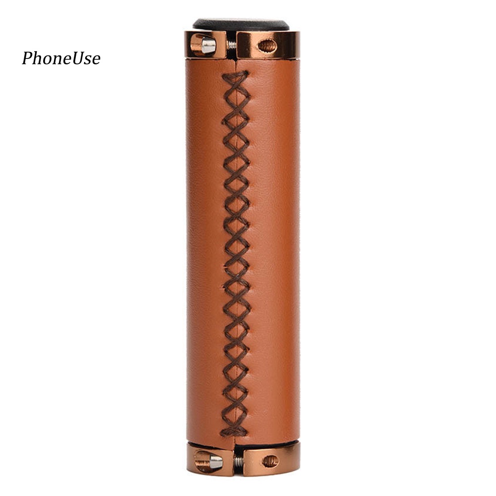 1 Cặp Vỏ Bọc Tay Lái Xe Đạp Leo Núi Bằng Da PU Chống Trượt