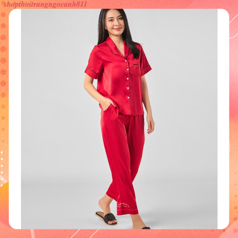 Bộ cộc tay quần dài lụa Winny 23138