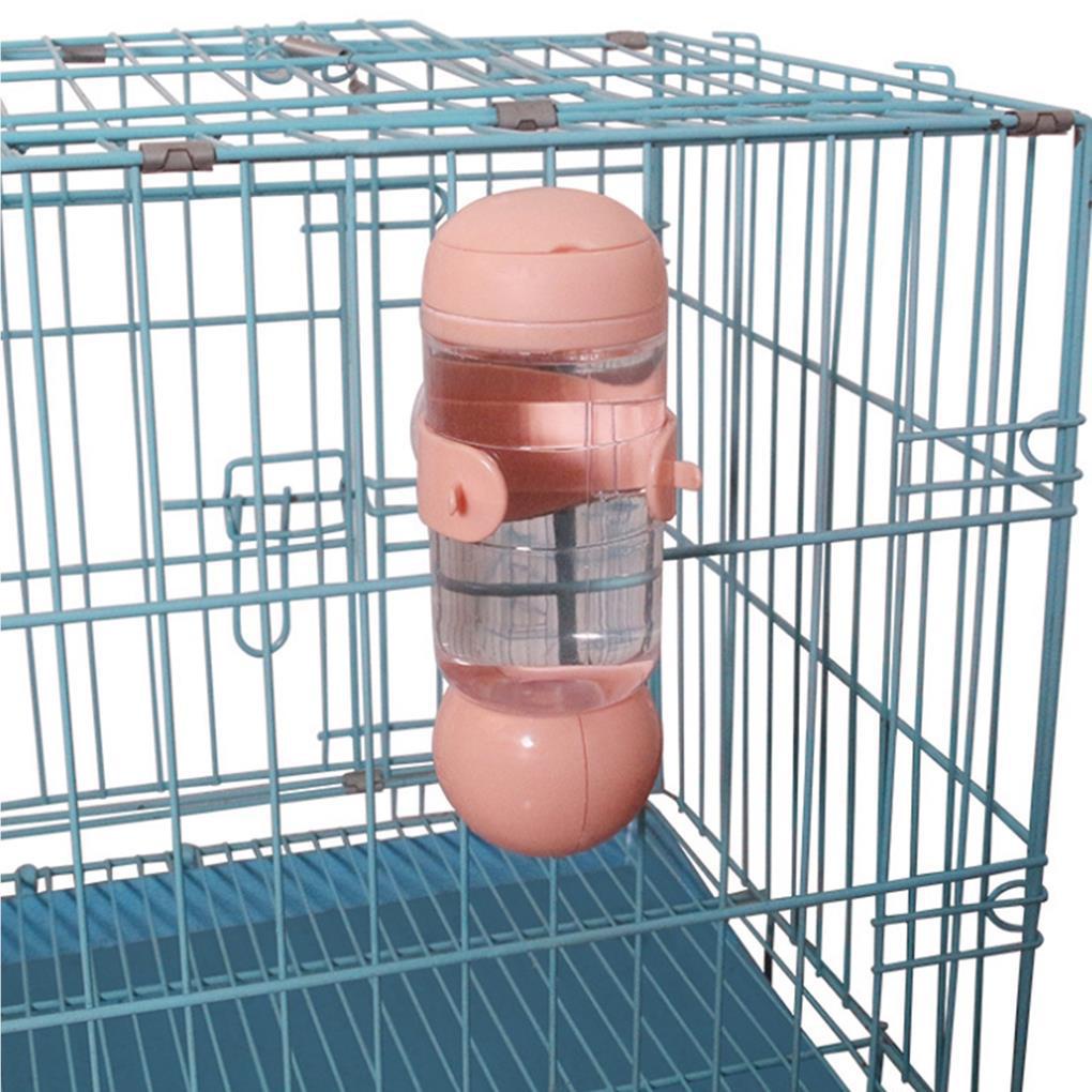 Dụng Cụ Cho Thú Cưng Uống Nước Hình Trụ Bằng Thép Không Gỉ 350ml