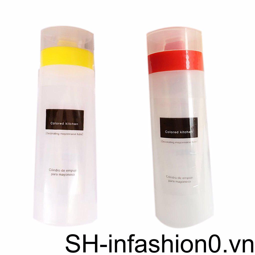 Bình Đựng Sốt 4 Lỗ Tiện Dụng Cho Nhà Bếp