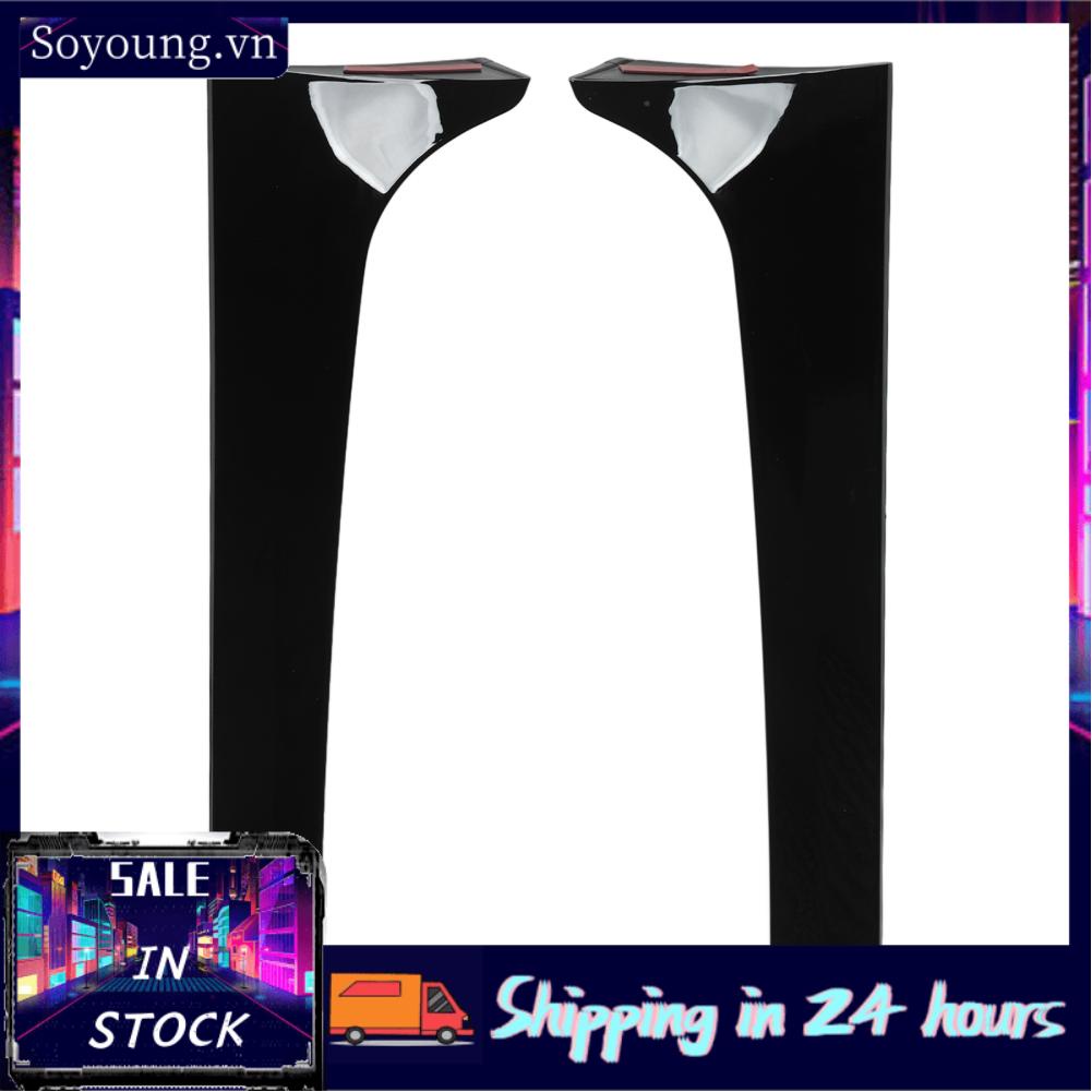 Soyoung Auto Window Side Spoiler Wing  Easy To Install Scratch Resistant Sporty Style Rear Durable for Car