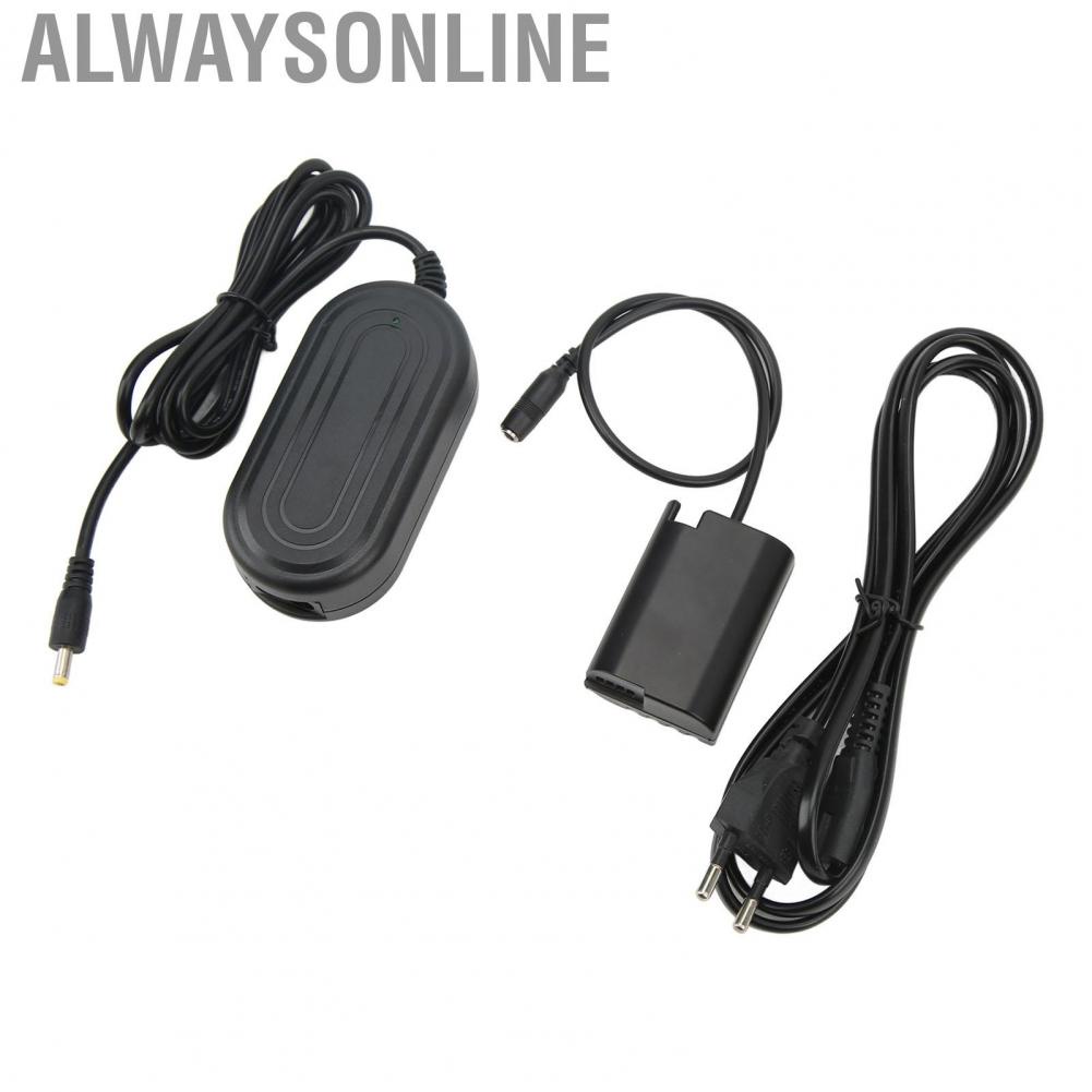 Alwaysonline DMW DCC17 Dummy Battery  Camera AC100‑240V with Power Cord for Shooting