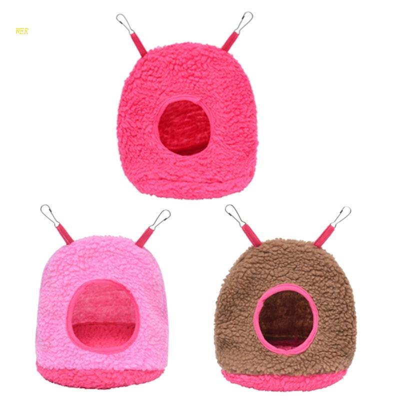 Võng Ngủ Ấm Áp Mùa Đông Với 2 Móc Kim Loại Cho Vẹt Mini Macaw Gerb