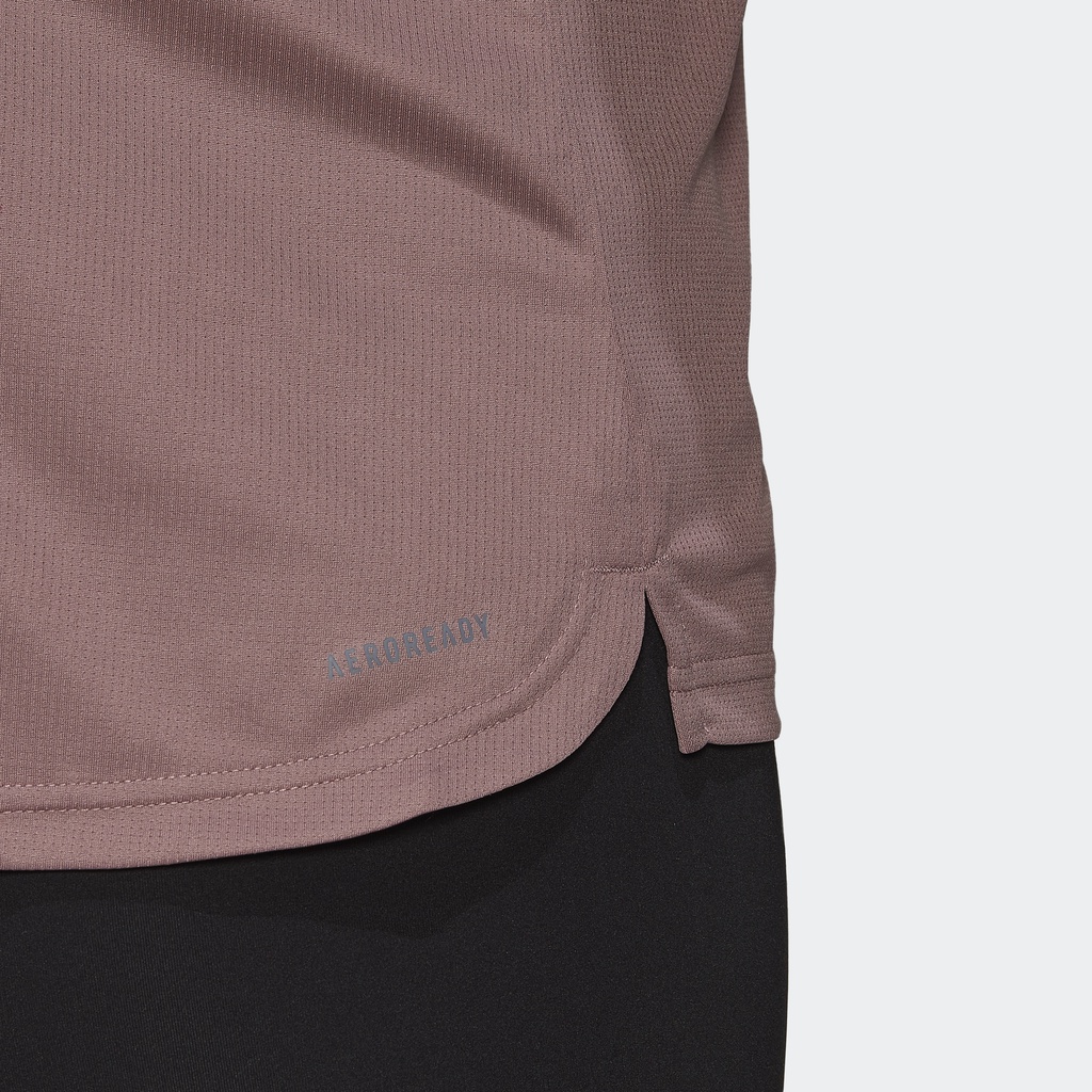 Adidas Tập luyện Áo Thun Thể Thao 3 Sọc AEROREADY Designed 2 Move Nữ Màu tím HK6525