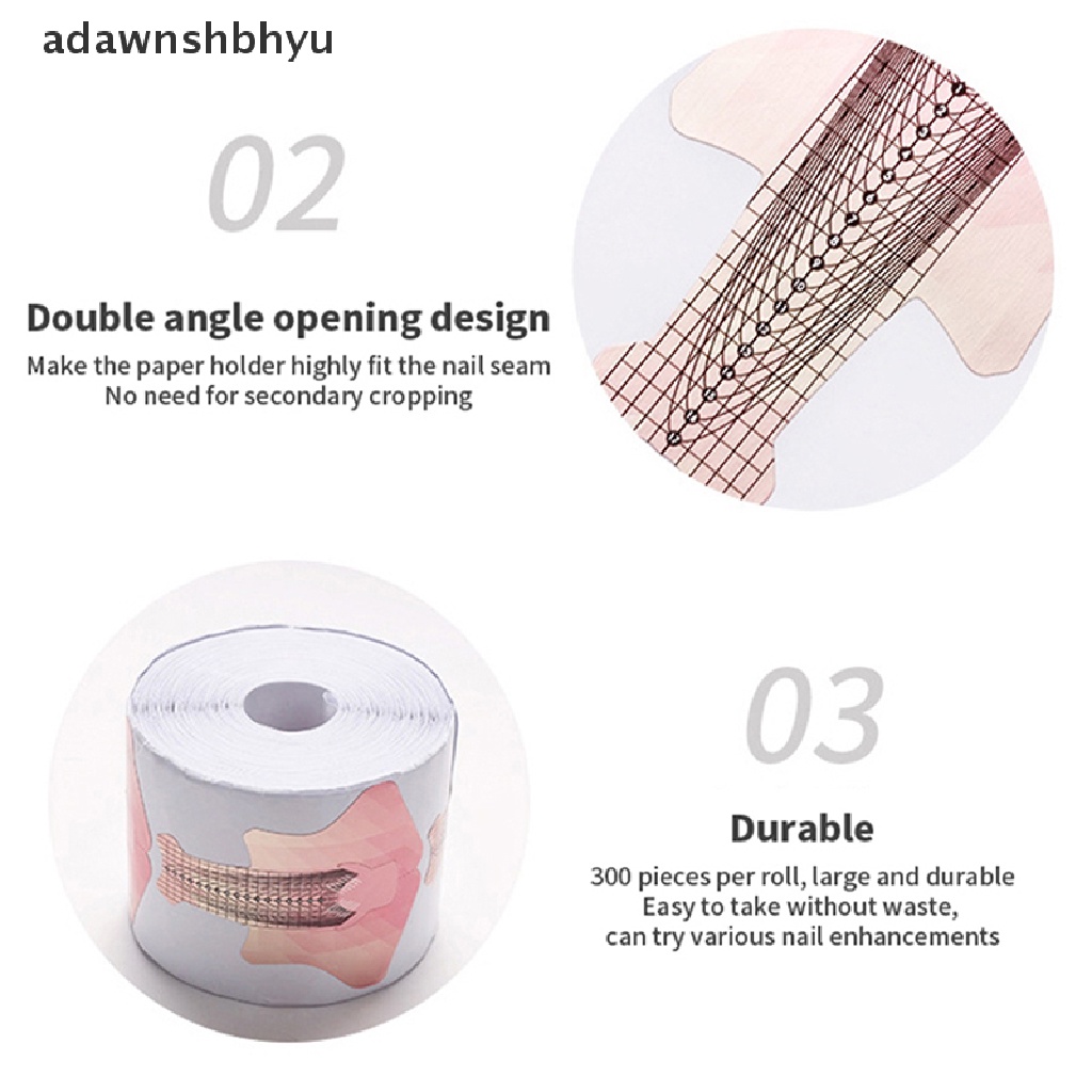 Set 100 / 300 Giấy Nối Dài Móng Tay Chuyên Dụng