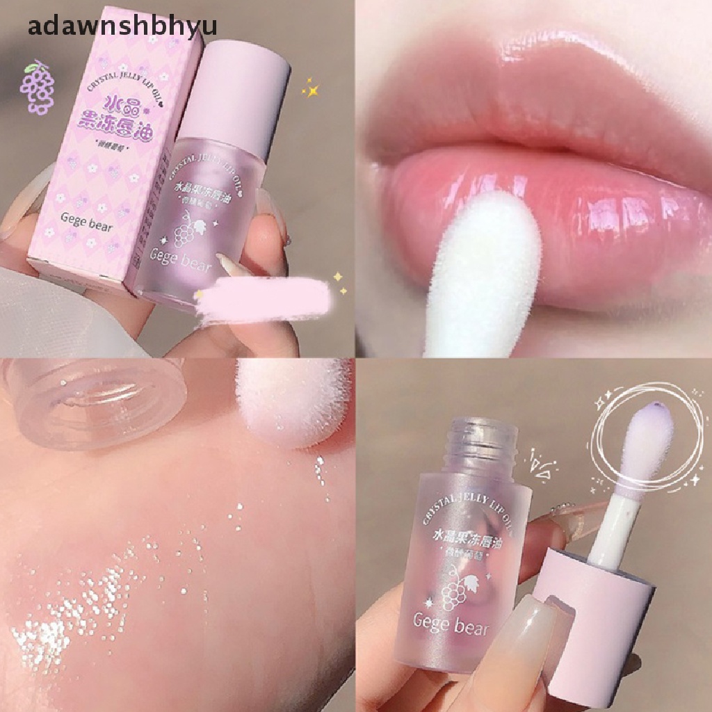 Dầu Dưỡng Môi adawnshbhyu 4g Dạng Thạch Pha Lê Cung Cấp Độ Ẩm Cho Môi Căng Mọng