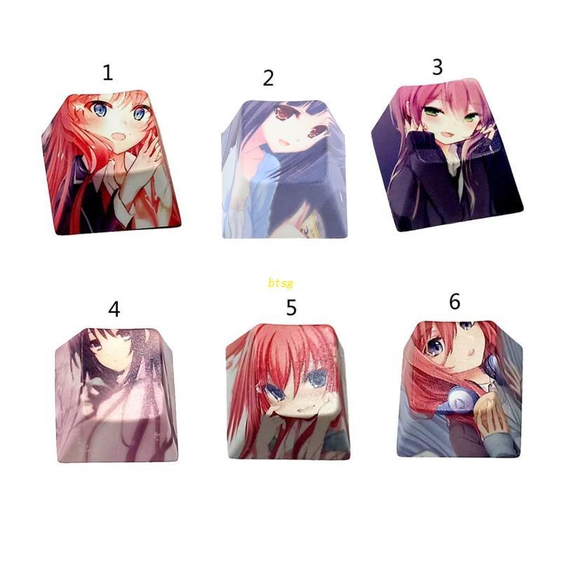 Nút Bàn Phím Cơ Avatar PBT Nhuộm Màu In Hình Anime btsg