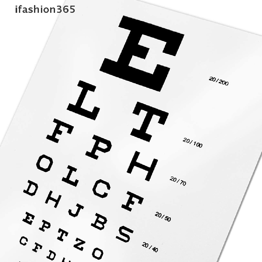 Poster Vải Bạt Treo Tường In Hình Đôi Mắt Snellen Nghệ Thuật Thời Trang ifashion365