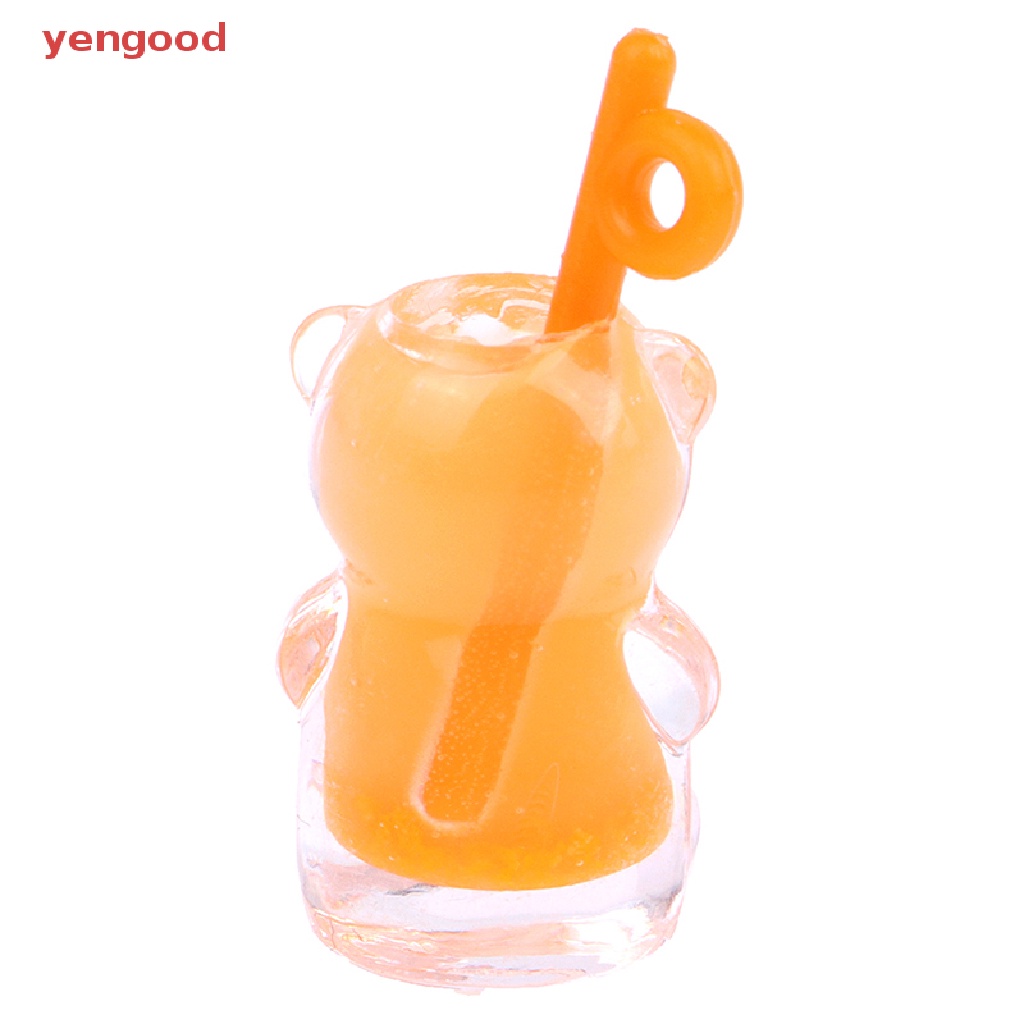 (YGD) Set 5 Hoa Tai Diy Hình Cốc Trà Sữa Trân Châu Gấu Mini