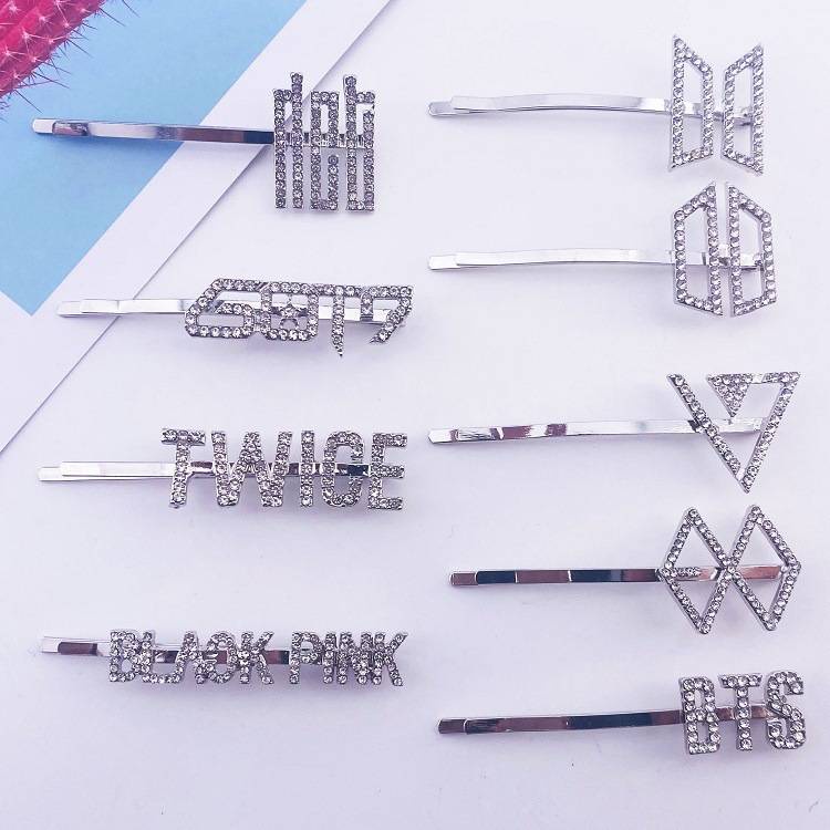 Kẹp Tóc Phong Cách Nhóm Nhạc BLACKPINK got7 EXO Twice NCT BTS