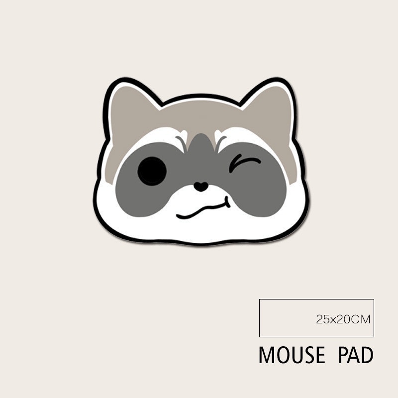 Lót ChuộT HìNh raccoon HoạT HìNh Xinh XắN
