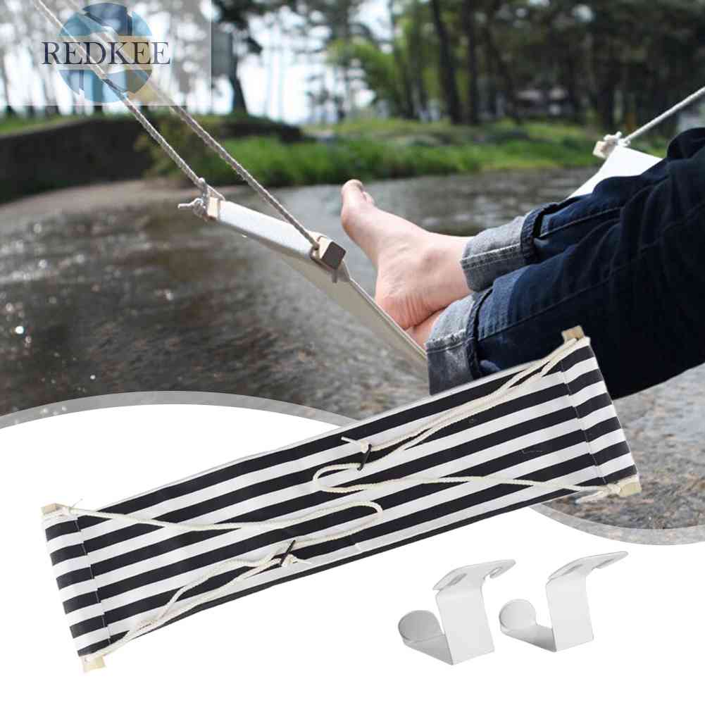 Thanh Gác Chân Bằng Polyester Có Thể Điều Chỉnh Và Gấp Gọn Tiện Dụng Cho Sân Vườn