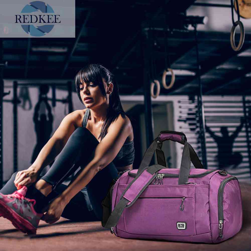 Túi Đựng Đồ Tập Thể Thao Sức Chứa Lớn Chia Ngăn Khô / Ướt Tiện Dụng Cho Nam Và