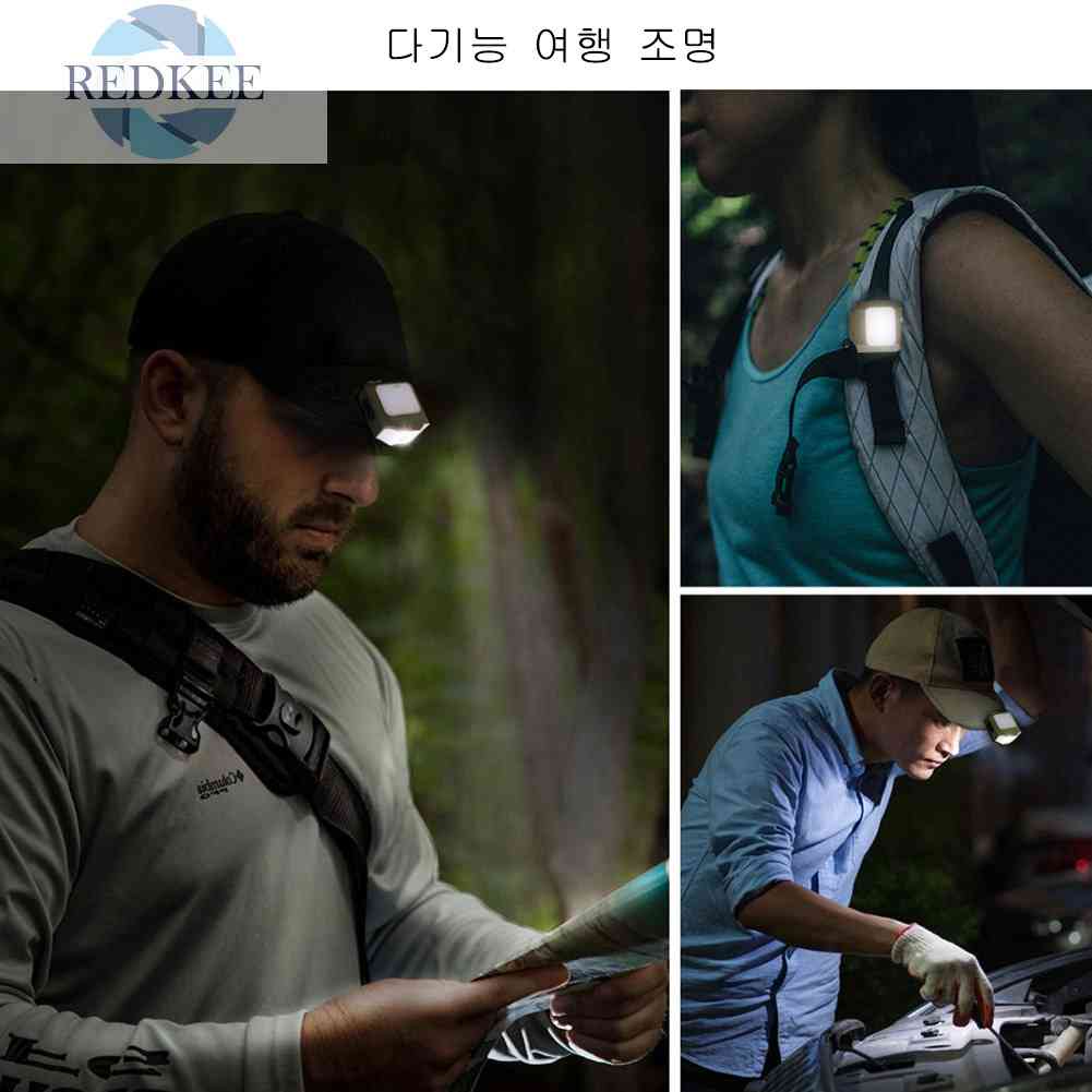 Đèn LED Đeo Trán COB 6 Chế Độ Sáng, Chống Thấm Nước