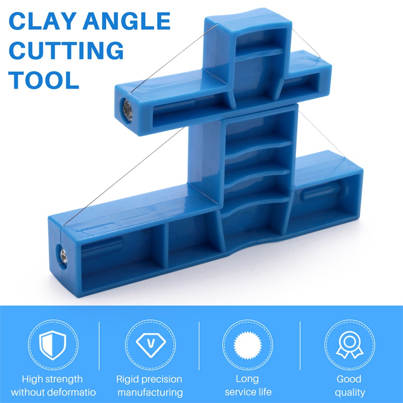 Set 2 Dụng Cụ Cắt Đất Sét Và Dây Cắt Đất Sét Cho Gốm / Gốm (Nhiều Kích Cỡ Khác Nhau)