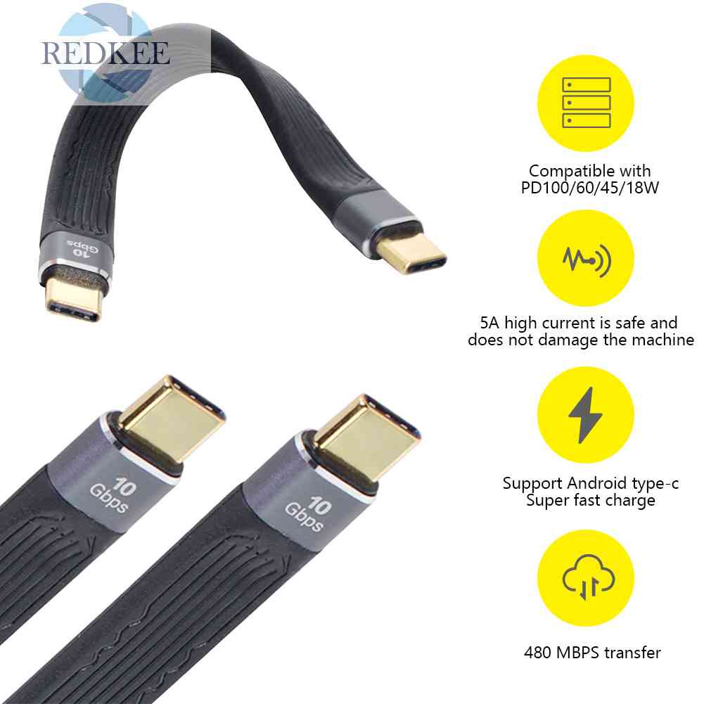 Dây Cáp Chuyển Đổi Dữ Liệu 10Gbps Từ Đầu Type-C Sang Đầu Cắm 3.1 Gen2 Cho Điện Thoại