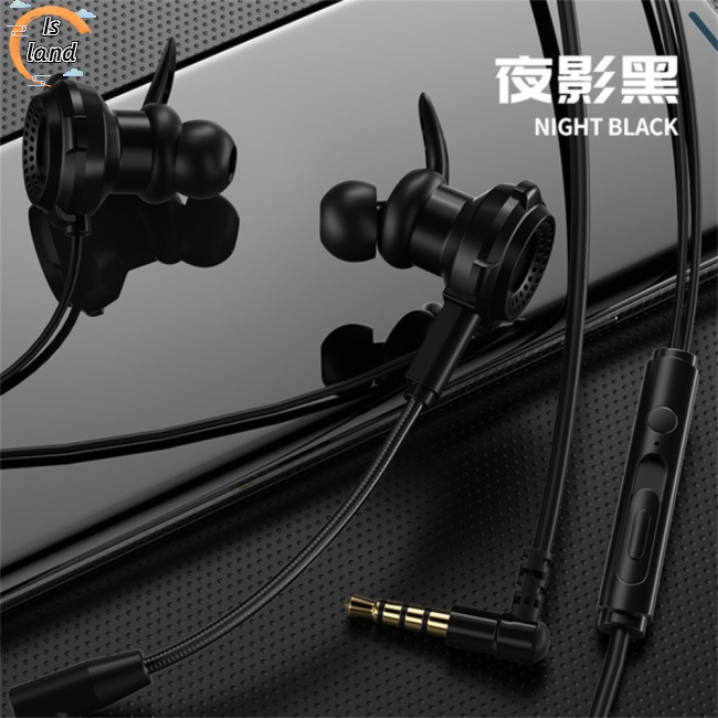 Tai Nghe Nhét Tai Có Micro Âm Thanh Nổi Tiện Dụng Cho Máy Tính / Laptop
