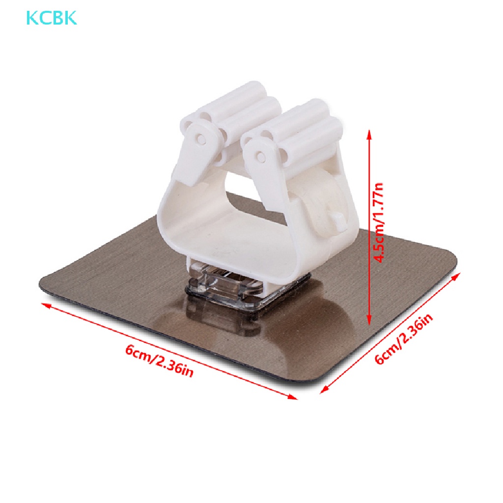 1 Giá Đỡ Chổi Và Cây Lau Nhà Dán Tường Tiện Lợi