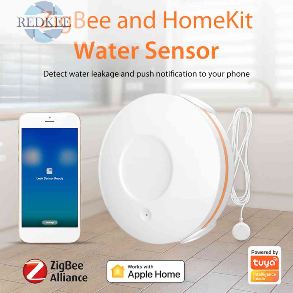 Cảm Biến Rò Rỉ Zigbee Cảm Biến Nước Không Cần Pin Cho Appie HomeKit