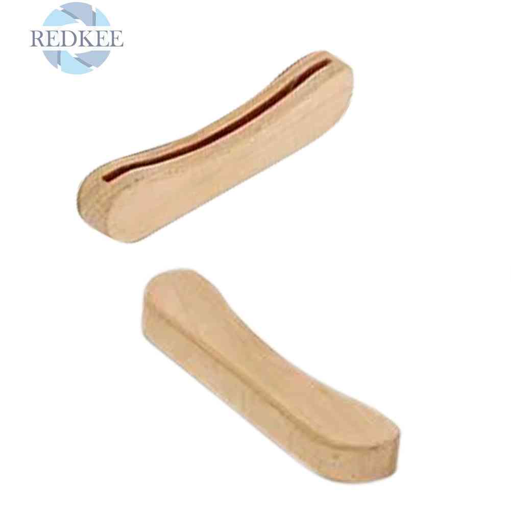 Set 2 Khay Nướng Bánh Có Tay Cầm Bằng Gỗ Chống Bỏng Cho Sân Vườn