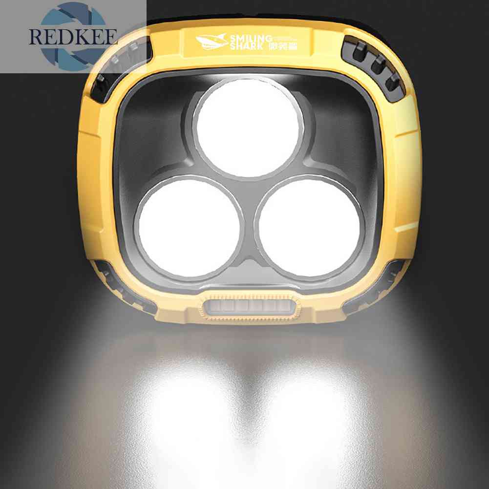 Đèn Chiếu Sáng Khẩn Cấp Mini Có Thể Xoay Kèm Móc Cho Câu Cá Ban Đêm