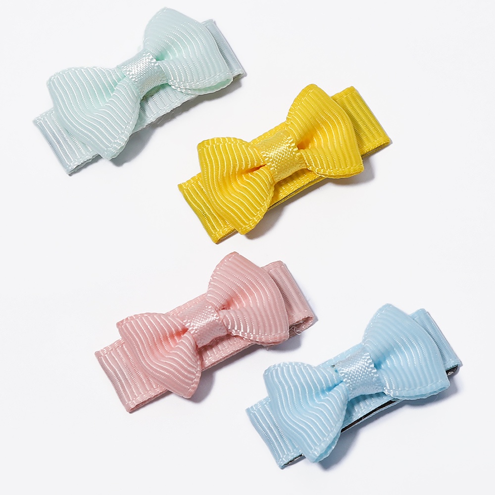 KidsBows Set 10 Kẹp Tóc Nơ Xinh Xắn Dành Cho Bé Gái