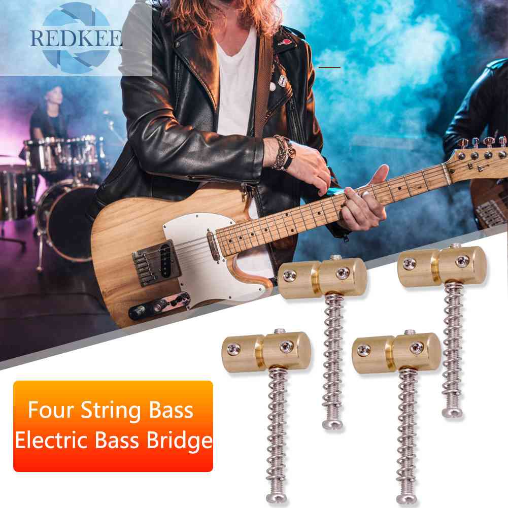 Bộ 4 Ngựa Đàn Guitar Bằng Đồng Thau