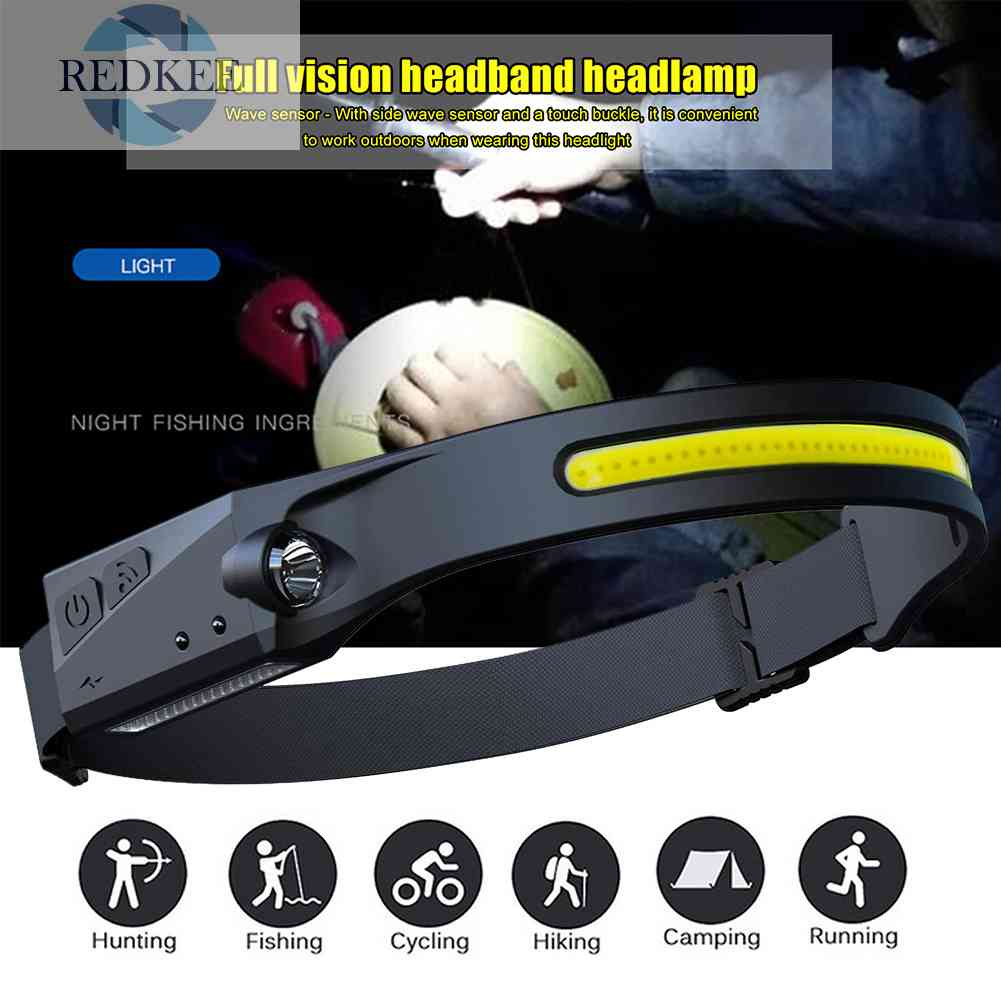 2 Đèn Pha LED COB Cảm Ứng Có Thể Sạc Lại Dùng Làm Việc Ngoài Trời