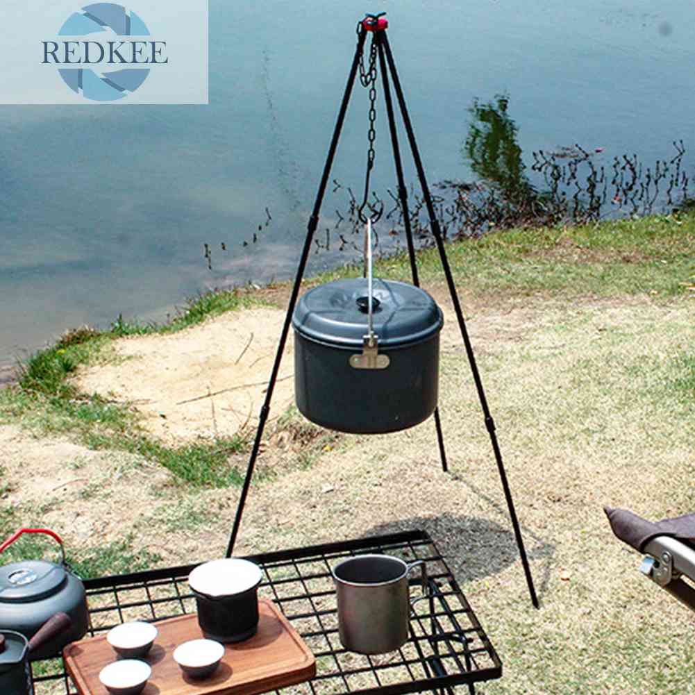 [Giảm Giá Mới!!!]Giá Đỡ Nồi Nấu Ăn Bằng Hợp Kim Nhôm Tiện Dụng Mang Theo Du Lịch Cắm Trại