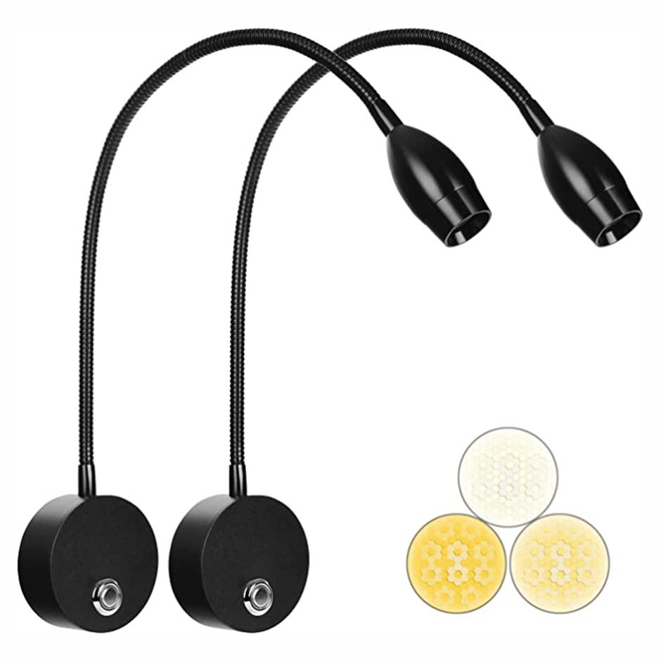 Đọc đèn tường đèn chiếu sáng đèn tường 3W đèn sáng có thể điều chỉnh độ sáng